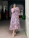 NNK4501 Weightless With Floral Print With Foil Work Ethnic Wear One Piece Dress Collection Wholesalers In Delhi
